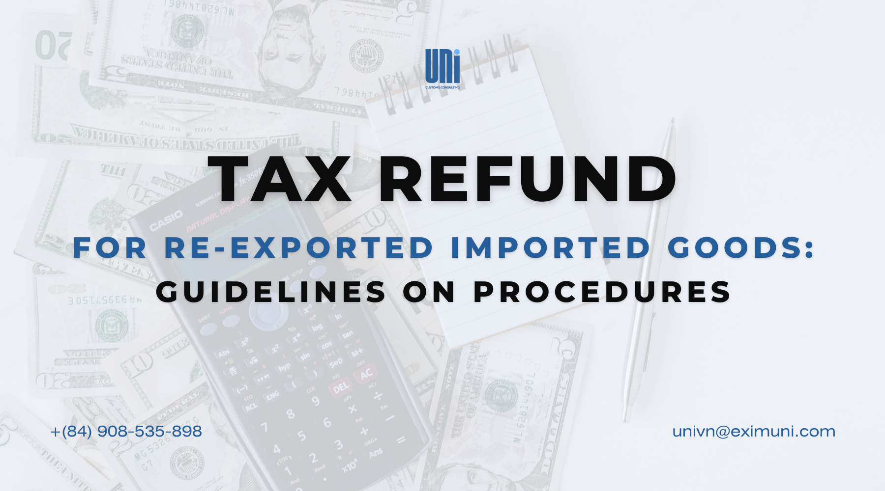 tax refund for ex-exported imported goods