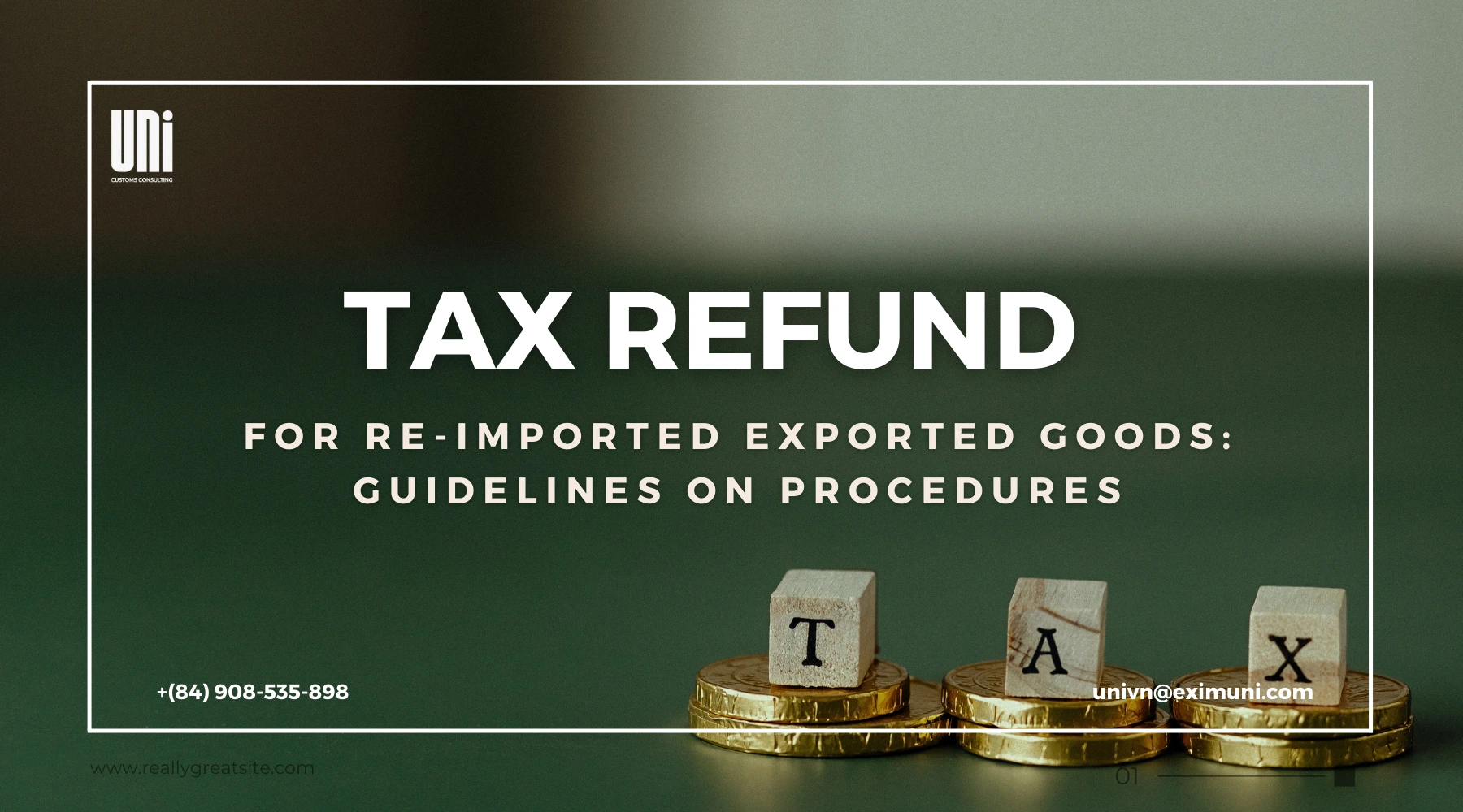 tax refund for re-exported imported goods