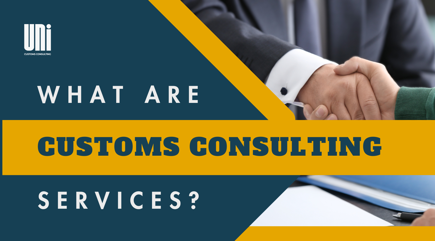 What are customs consulting services?