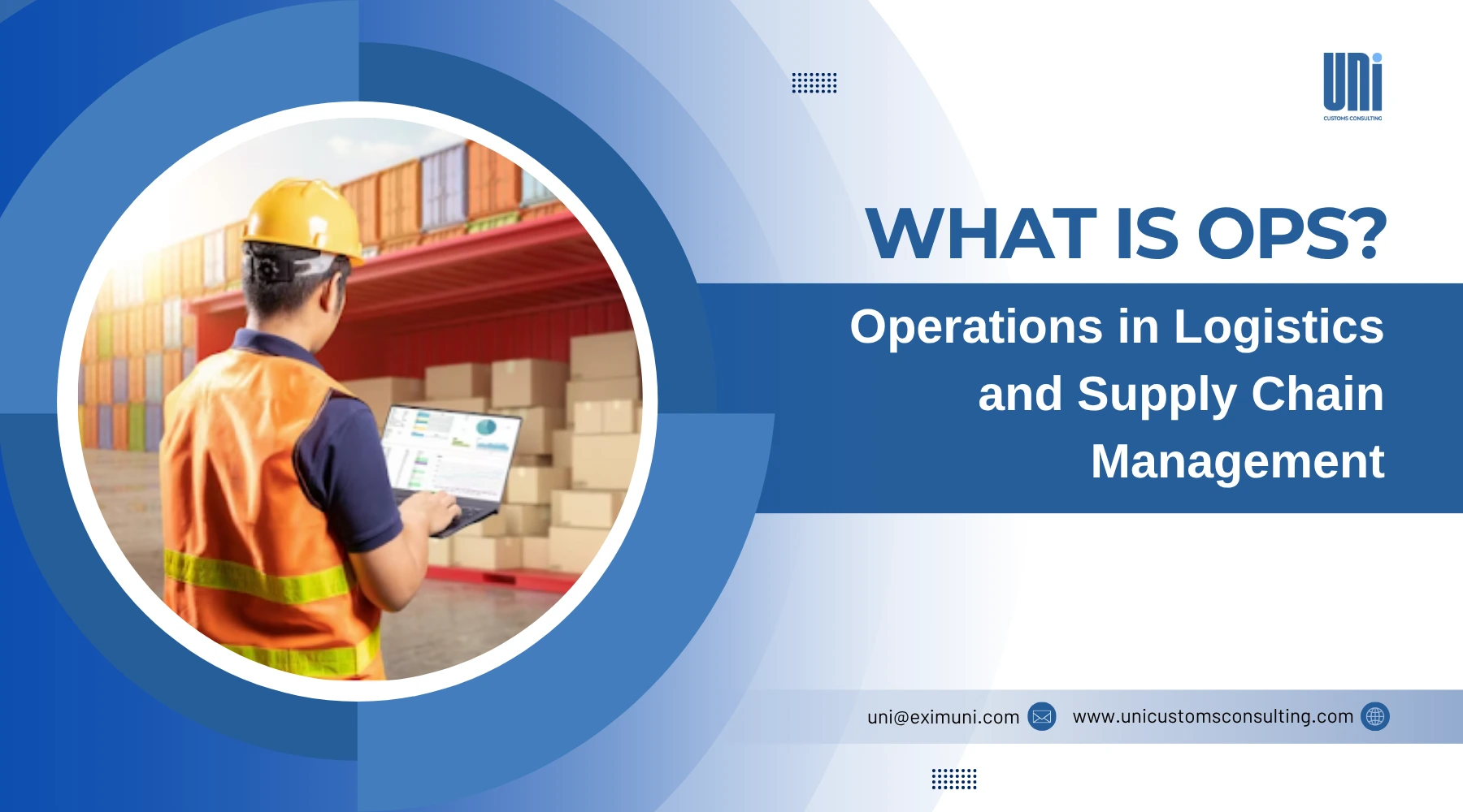 What is OPS_ Operations in Logistics and Supply Chain Management